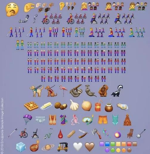 2019年最新增加的Emoji