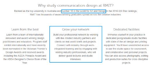 RMIT传媒设计专业研究生