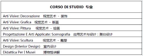 2021学年图兰朵计划佛罗伦萨美院硕士招生人数